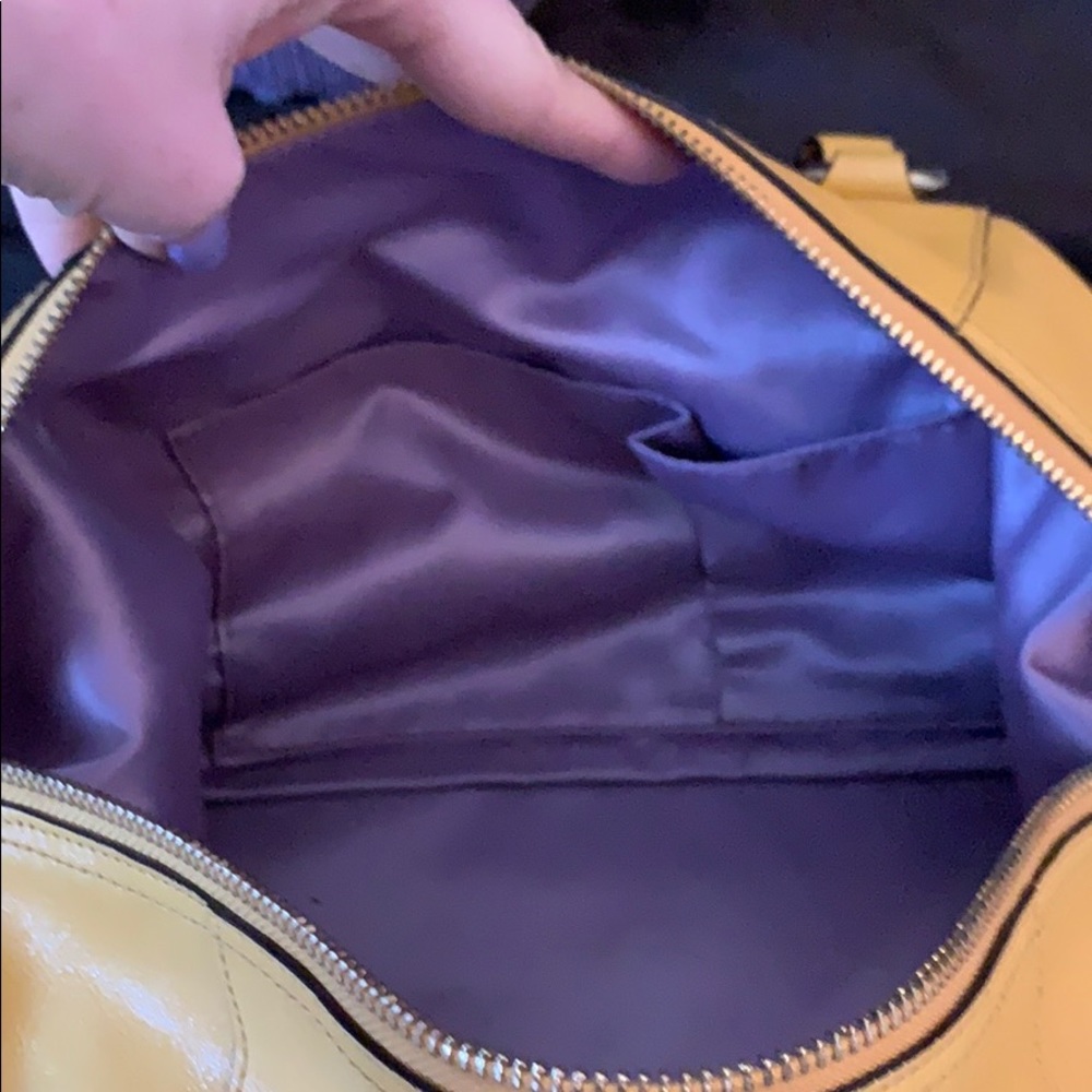 Authentic Coach Mustard Yellow Satchel/Crossbody - Picture 6 of 8